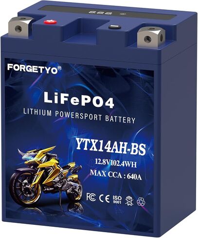 Lithium YTX20L-BS, 700A LiFePO4 Motorcycle Battery, 12V 10AH ATV, UTV, Jet Ski, 4 Wheeler, Snowmobile, Personal Watercraft, Seadoo, Polaris, Tractor,Generator and Riding Lawn Mower Battery in Saudi Arabia