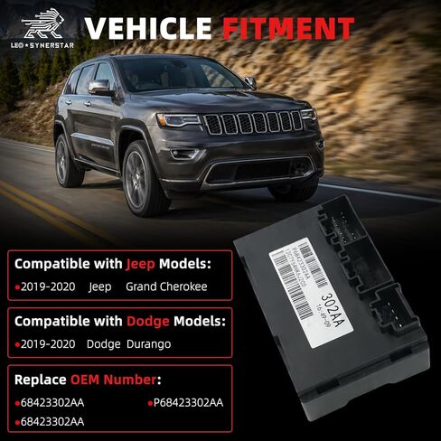68423302AA Transfer Case Control Module TCCM Compatible with 2019-2020 Jeep Grand Cherokee Dodge Durango AWD Replaces P68423302AA 68423302AA 8-Speed Auto in Kuwait