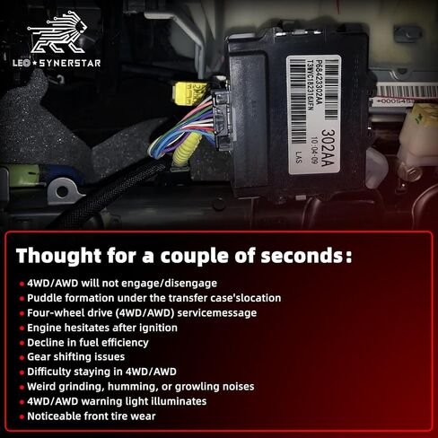 68423302AA Transfer Case Control Module TCCM Compatible with 2019-2020 Jeep Grand Cherokee Dodge Durango AWD Replaces P68423302AA 68423302AA 8-Speed Auto in Kuwait