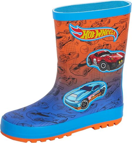 أحذية المطر من Hot Wheels للأطفال أحذية الثلوج المقاومة للماء لسباق السيارات in Kuwait