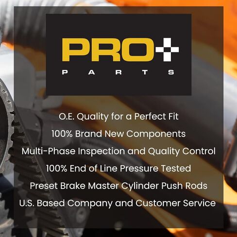 أسطوانة الفرامل الرئيسية PRO+ PM55287 - OE متوافقة مع مجموعة مختارة 2001-2007 فولفو (S60، S80، V70، XC70) in Kuwait