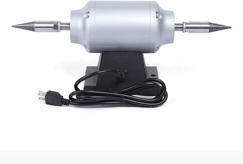 Polishing Machine, 550W 110V Polishing Polish Laboratory Lathe Machine Grinder Lab Equipment Polisher, 3000RPM Double Top Countertop Polisher for Jewelry Polishing Burnishing Casting in Kuwait