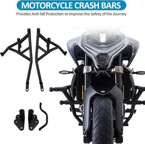 واقي محرك قضبان التصادم على الطريق السريع متوافق مع CFMOTO 800NK 800 NK 2023 2024 2025 2026 حماية الدراجة النارية من ملحقات السقوط in Kuwait