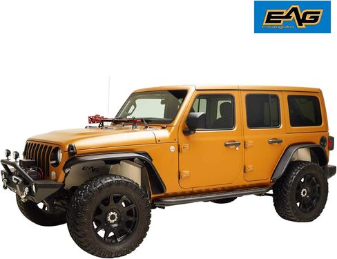 EAG لوح جري أنبوبي منزلق جانبي مناسب لـ 18-21 Wrangler JL 4 أبواب للطرق الوعرة in Kuwait