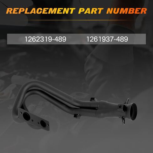 أنبوب عادم 1262319-489 متوافق مع Polaris RZR 4 800 2010-2014، RZR S 800 2009-2014، 4 800 EPS Limited 2014 استبدل 1261937-489 in Kuwait