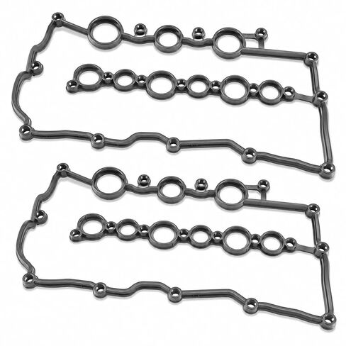 Valve Cover Gasket Set Fit for Range Rover 2012-2019 Sport 2005-2019 Discovery 2004-2018 2.7L 3.0L V6 Diesel Models Replace LR166341 LR029132 in Kuwait
