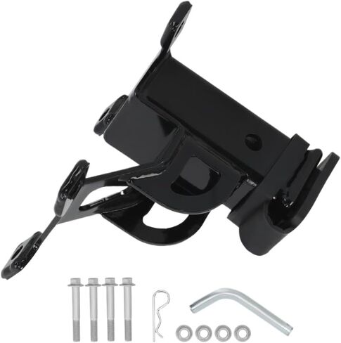 جهاز استقبال مثبت على المقطورة مقاس 2 بوصة متوافق مع RZR PRO XP 2020 وRZR PRO 4 2020 مزود بمسمار فولاذي أسود in Kuwait