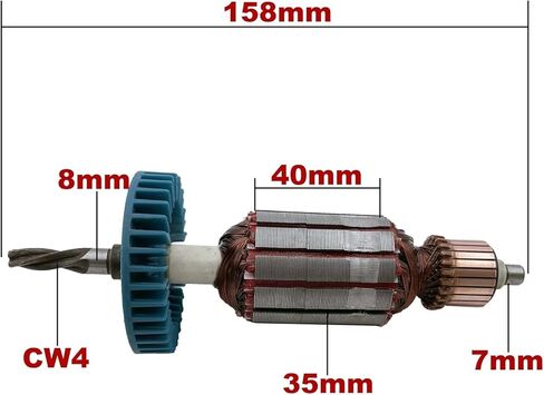 AC220V-240V المحرك الدوار مرساة الجزء الثابت لاستبدال تأثير الحفر HP1630 in Kuwait