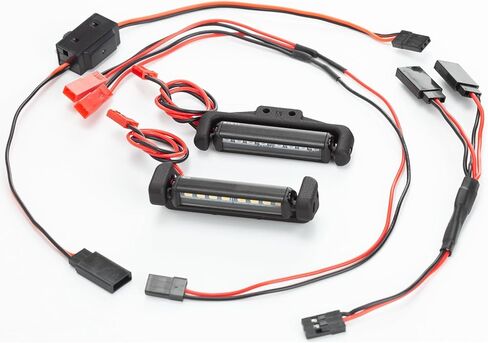 RC Light Bar Kit for ARRMA 1/16 Gorgon GROM 4X4 & Quake GROM 4X4, Snap-On Design, Front White Rear Red Lights in Kuwait