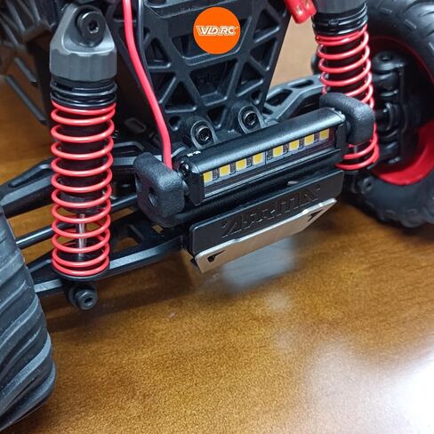 RC Light Bar Kit for ARRMA 1/16 Gorgon GROM 4X4 & Quake GROM 4X4, Snap-On Design, Front White Rear Red Lights in Kuwait
