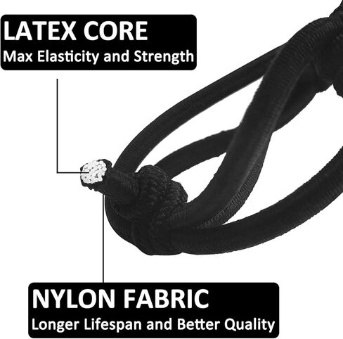 Funmit 22"x38" Cargo Net Stretches to 44"x76", Latex Bungee Cargo Net with 2"X2" Small Mesh and 12 Adjustable Plastic Hooks, for Car ATV Boat SUV Van Trailer Snowmobile (Black) in Kuwait