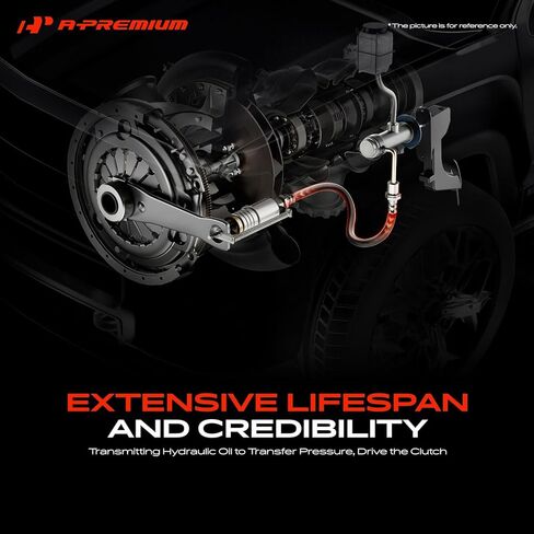 A-Premium Clutch Hydraulic Hose Line Compatible with Nissan Frontier 2005-2019, Xterra 2005-2015, 4.0L in Kuwait