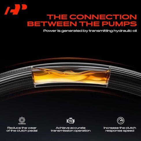 A-Premium Clutch Hydraulic Hose Line Compatible with Nissan Frontier 2005-2019, Xterra 2005-2015, 4.0L in Kuwait