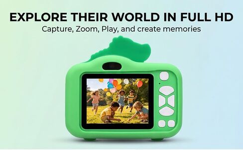 Yoidesu Kids Digital Camera with Tripod Stand, 48MP Digital Video Camera for Kids, Built in Games MP3 Player, Portable Toy Cam Christmas Birthday Boys Girls in Kuwait
