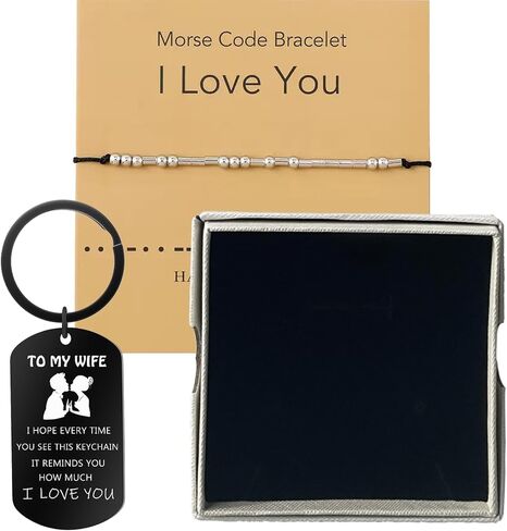 My Wife I Love You Gifts Keychain, Mother's Day Birthday Valentine's Day Romantic Gift For Her from Husband, Boyfriend in Saudi Arabia