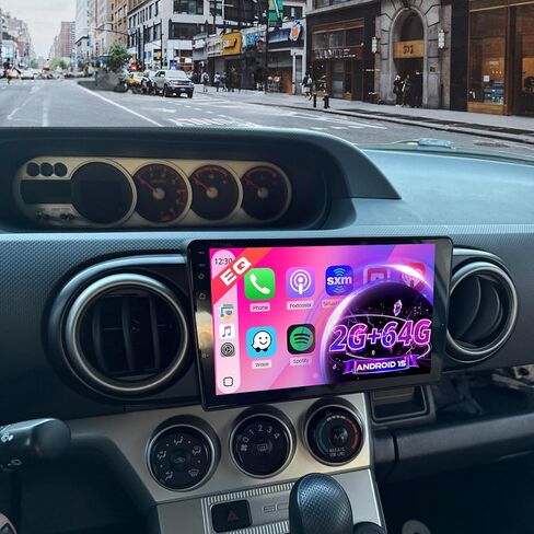Roinvou 2+64G Android CarPlay Stereo for Toyota Scion xB 2007-2016، مشغل CarPlay لاسلكي مدمج مع Android Auto، شاشة تعمل باللمس مقاس 9 بوصات داخل لوحة القيادة GPS ودعم مرآة Link BT RDS AHD WiFi DSP in Saudi Arabia