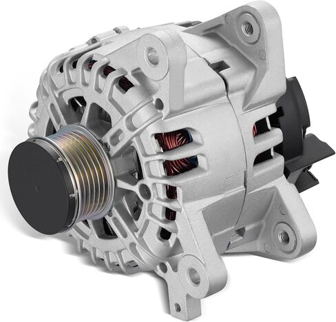 BDFHYK المولد 11673 متوافق مع Nissan Sentra 2013 2014 2015 2016 2017 2018 2019 1.8L l4 12V 110Amp CW 6-Groove Clutch Pulley، استبدال 11673ن،11673،23100-3SH2B،231003SH2B،2611855B،FG12T039 in Kuwait