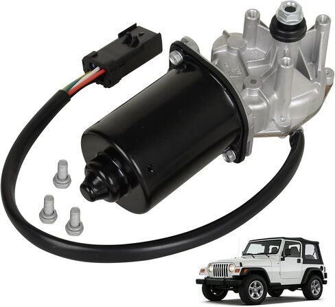 محرك ممسحة الزجاج الأمامي 4864892 متوافق مع Jeep Wrangler TJ 1997 1998 1999 2000 2001 2002 استبدال OE AA140442 WPM442 55156374AC in Kuwait