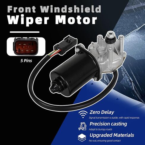محرك ممسحة الزجاج الأمامي 4864892 متوافق مع Jeep Wrangler TJ 1997 1998 1999 2000 2001 2002 استبدال OE AA140442 WPM442 55156374AC in Kuwait