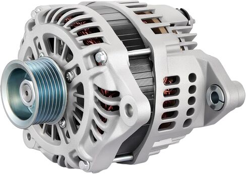 BDFHYK المولد 11673 متوافق مع Nissan Sentra 2013 2014 2015 2016 2017 2018 2019 1.8L l4 12V 110Amp CW 6-Groove Clutch Pulley، استبدال 11673ن،11673،23100-3SH2B،231003SH2B،2611855B،FG12T039 in Kuwait