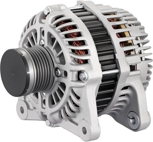 BDFHYK المولد 11673 متوافق مع Nissan Sentra 2013 2014 2015 2016 2017 2018 2019 1.8L l4 12V 110Amp CW 6-Groove Clutch Pulley، استبدال 11673ن،11673،23100-3SH2B،231003SH2B،2611855B،FG12T039 in Kuwait