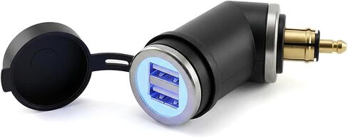 شاحن USB للدراجة النارية Cliff Top DIN Hella بقدرة 36 ​​وات PD USB C وQC 3.0 متوافق مع دراجة نارية BMW Triumph Tiger Ducati in Kuwait