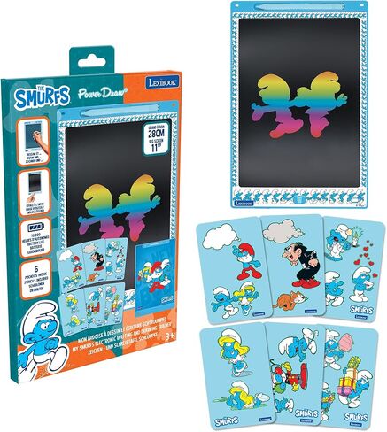 Lexibook, Toy Story 11'' Learning Drawing E‑Ink Tablet with Stencils, Pressure-Sensitive Screen, Erase Button & Lock, Ultra-Thin Design, Blue, CRT10TS in Kuwait