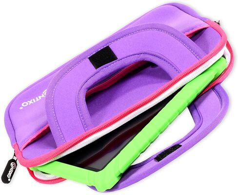 Contixo K102 Kids Tablet Bundle with Smart Watch & Sleeve Bag, 10 Inch Android Tablet for Kids with 32GB, Educational Kids Watch with Games, Camera, Music Player, Parental Controls - Purple in Kuwait