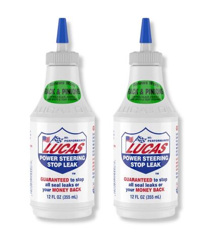 Power Steering Stop Leak Additive 12 oz Bottle, Hydraulic System Leak Repair Formula for Rack and Pinion & Pump Noise Reduction, Universal Compatibility, 2 Pack in Kuwait