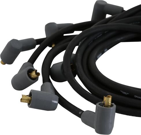 MSD 31593 Super Conductor Spark Plug Wire Set, Black, Socket Style Terminals in Kuwait