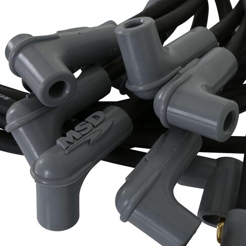 MSD 31593 Super Conductor Spark Plug Wire Set, Black, Socket Style Terminals in Kuwait