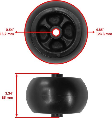 Caltric Deck Wheel Compatible with John Deere Z730M Z735E Z735M Z740R Z810A Z820A Z830A Z840A Z850A in Kuwait