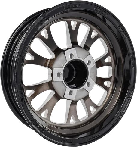 عجلة JEGS SSR سبايك 15 × 4 | 5 × 4.5 بوصة. تباعد نمط مسمار العجلة | -19 ملم إزاحة | 1.75 بوصة مسافة خلفية | أسود لامع مع لمسات بارزة مطحونة | 3.27 بوصة تتحمل المركز in Kuwait