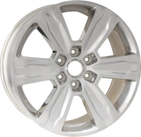حافة عجلة جديدة مقاس 20x8.5 بوصة لسيارة Ford F-150 2015-2020 مقاس 20 بوصة من الألومنيوم 6 تكلم مصقول | استبدال المصنع-FL3Z1007J in Kuwait