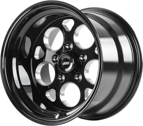عجلة JEGS SSR ماج 15 بوصة × 10 بوصة | 5 × 4.5 بوصة. تباعد نمط مسمار العجلة | -25 ملم إزاحة | 4.5 بوصة مسافة خلفية | معطف مسحوق أسود لامع | 3.27 بوصة. تتحمل المركز | يتضمن غطاء المركز in Kuwait