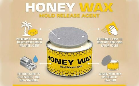 Honey Wax Paste Mold Release Agent 14oz Can (2 X 14 Ounce) in Kuwait