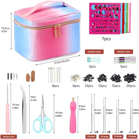 50 Colors Needle Felting Kit, 185 Pcs Needle Felting Tools and Supplies with Wool Roving, Needle Felting Starter Kit for Beginners with Felting Needles, Felting Mad for Diy Hand Craft Home Decoration in Kuwait