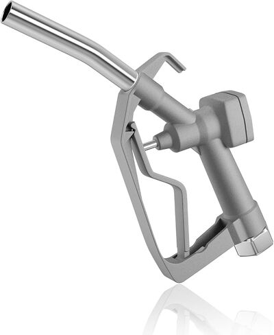 3/4" Manual Fuel Nozzle with Hook for Diesel Gasoline Kerosene, Max Flow Rate Up to 26 GPM For Manual and Electric Pumps 15/16" (OD=24mm) Outlet in Kuwait