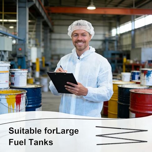 Oil Tank Measuring Stick, 4 Fold to 126" Wood Folding Gauge Measuring Stick Ruler for Deep Tank Heating Oil, Gasoline, Diesel and Other Liquid Level Measurement in Kuwait