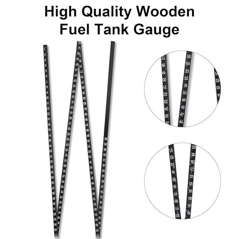 Oil Tank Measuring Stick, 4 Fold to 126" Wood Folding Gauge Measuring Stick Ruler for Deep Tank Heating Oil, Gasoline, Diesel and Other Liquid Level Measurement in Kuwait