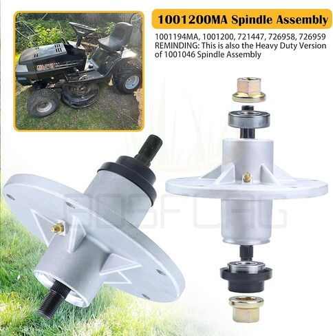 2 Pack 1001200MA Spindle Assembly Replaces Murray 1001200MA Spindle 492574MA 1001046 1001200 092574 94129MA 7601127MA for Murray 42 inch Deck Spindle Murray 38'' 40'' 42'' 46'' Lawn Tractors in Kuwait