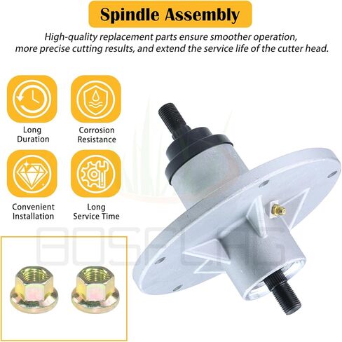 2 Pack 1001200MA Spindle Assembly Replaces Murray 1001200MA Spindle 492574MA 1001046 1001200 092574 94129MA 7601127MA for Murray 42 inch Deck Spindle Murray 38'' 40'' 42'' 46'' Lawn Tractors in Kuwait