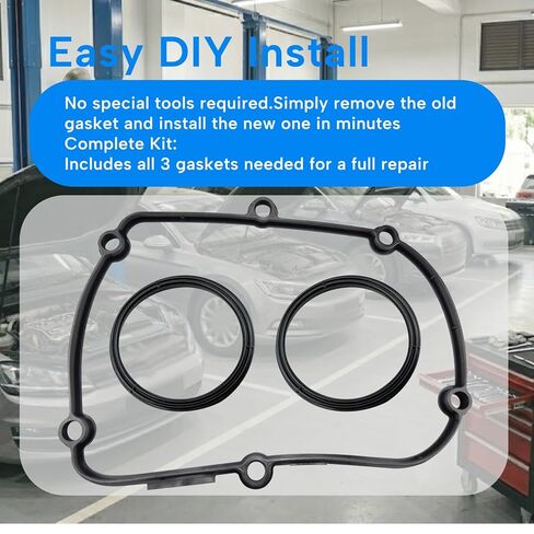 Timing Case Cover Gasket Fit for VW Golf 2013-2021 Fit for Passat 2015-2021 Fit for Tiguan 2016-2021 Fit for Audi A4 A5 Q3 Q5 2013-2021 Replace 06K103483 Chain Cover Gasket Seals in Kuwait