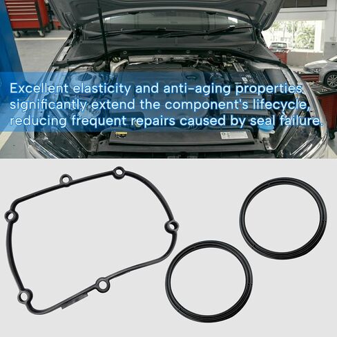 Timing Case Cover Gasket Fit for VW Golf 2013-2021 Fit for Passat 2015-2021 Fit for Tiguan 2016-2021 Fit for Audi A4 A5 Q3 Q5 2013-2021 Replace 06K103483 Chain Cover Gasket Seals in Kuwait