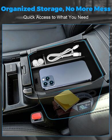 Center Console Storage Box Compatible with Crosstrek 2024 2025, Center Console Organizer Tray Armrest Storage Basket Crosstrek Accessories in Saudi Arabia
