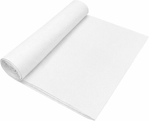 Linen Embroidery Fabric, 20 by 59-Inch Needlework Fabric Natural Color Embroidery Cloth for Garment Craft Punch Needle DIY Projects Backing Curtains Home Decor in Kuwait