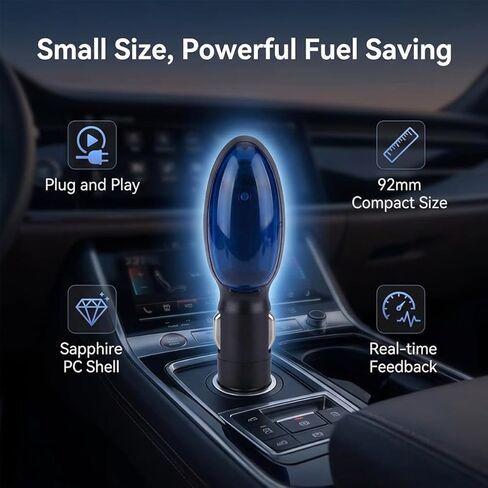 2026 Fuel Sync Gas Saver Device 2 Pack, Plug-in Automotive Fuel Saver for Gasoline, Diesel, Water & Lubricants, Portable Fuel Transfer Assist Tool for Cars, Trucks & SUVs in Kuwait
