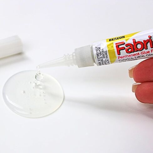 غراء النسيج الفاخر من BEACON Fabri-Tac Minis - سريع الجفاف، شفاف كريستالي، دائم - للأقمشة والقماش والدانتيل والخشب والمزيد، 17 أونصة، 3 عبوات in Kuwait