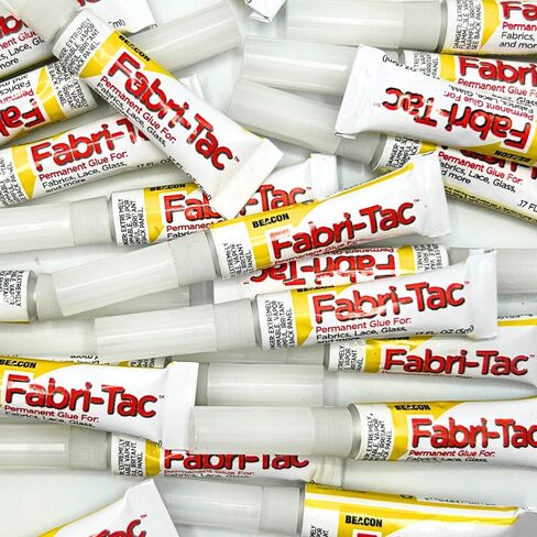 غراء النسيج الفاخر من BEACON Fabri-Tac Minis - سريع الجفاف، شفاف كريستالي، دائم - للأقمشة والقماش والدانتيل والخشب والمزيد، 17 أونصة، 3 عبوات in Kuwait