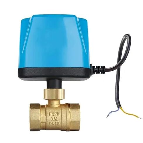 2 طرق، 3 طرق DC12V-24V أو AC220V صمام كروي نحاسي بمحرك، 3 أسلاك 2 صمام كروي كهربائي للتحكم DN15 DN20 DN25 DN32 DN40 DN50 (DN15 DC12V-24V 3 طرق) in Kuwait
